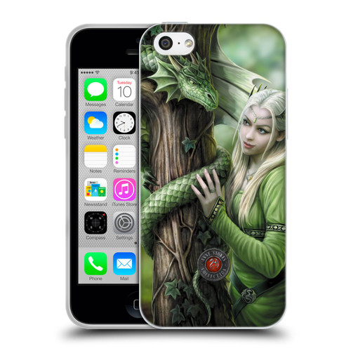 Anne Stokes Dragon Friendship Kindred Spirits Soft Gel Case for Apple iPhone 5c