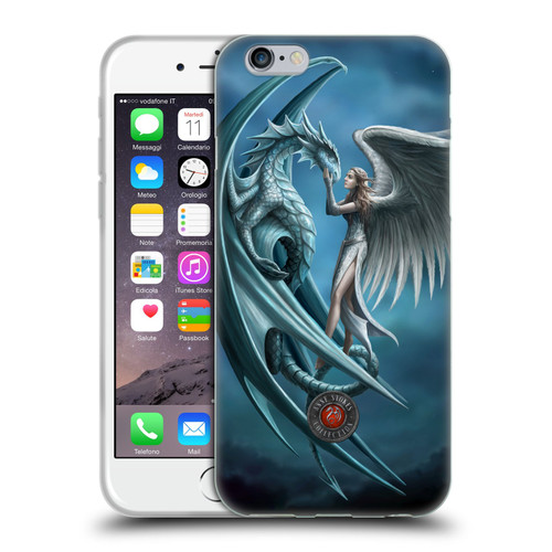 Anne Stokes Dragon Friendship Silverback Soft Gel Case for Apple iPhone 6 / iPhone 6s