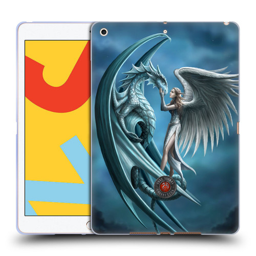 Anne Stokes Dragon Friendship Silverback Soft Gel Case for Apple iPad 10.2 2019/2020/2021