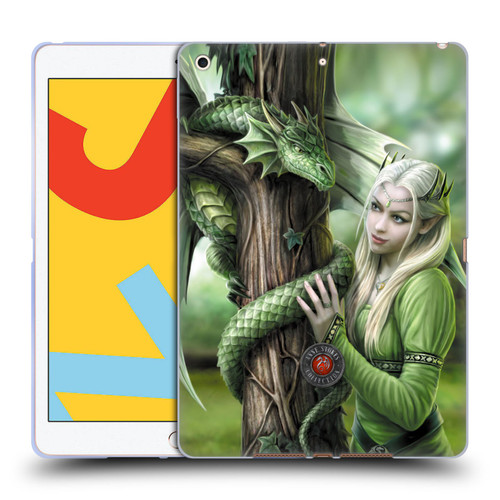 Anne Stokes Dragon Friendship Kindred Spirits Soft Gel Case for Apple iPad 10.2 2019/2020/2021