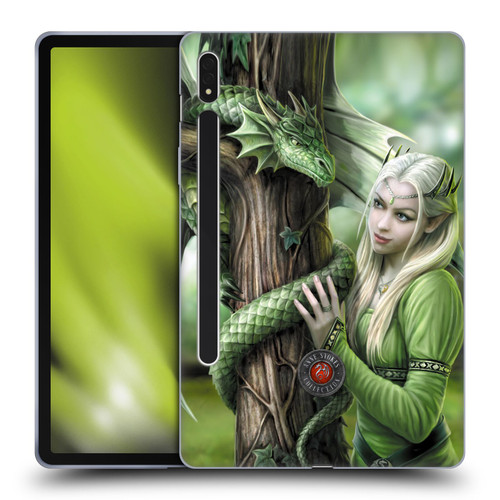 Anne Stokes Dragon Friendship Kindred Spirits Soft Gel Case for Samsung Galaxy Tab S8