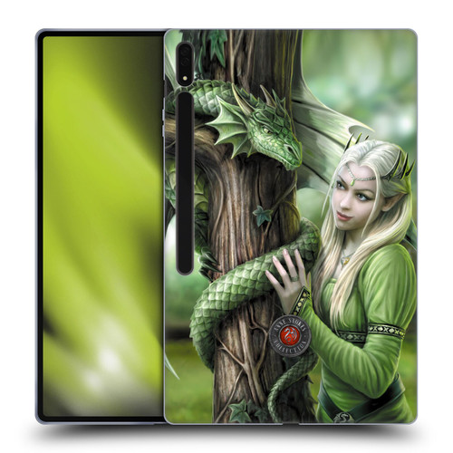 Anne Stokes Dragon Friendship Kindred Spirits Soft Gel Case for Samsung Galaxy Tab S8 Ultra