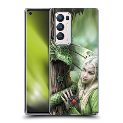 Anne Stokes Dragon Friendship Kindred Spirits Soft Gel Case for OPPO Find X3 Neo / Reno5 Pro+ 5G