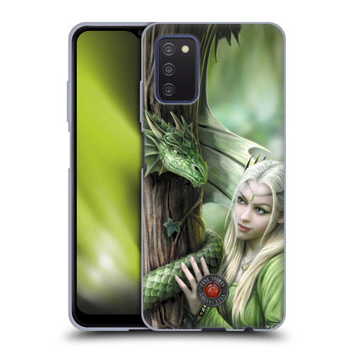 Anne Stokes Dragon Friendship Kindred Spirits Soft Gel Case for Samsung Galaxy A03s (2021)
