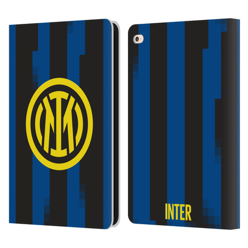 Fc Internazionale Milano 2023/24 Crest Kit Home Leather Book Wallet Case Cover For Apple iPad Air 2 (2014)