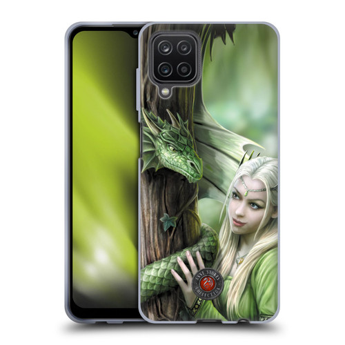 Anne Stokes Dragon Friendship Kindred Spirits Soft Gel Case for Samsung Galaxy A12 (2020)