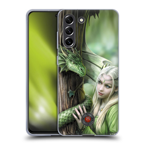 Anne Stokes Dragon Friendship Kindred Spirits Soft Gel Case for Samsung Galaxy S21 FE 5G