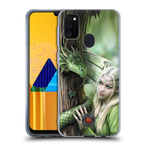 Anne Stokes Dragon Friendship Kindred Spirits Soft Gel Case for Samsung Galaxy M30s (2019)/M21 (2020)