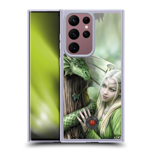 Anne Stokes Dragon Friendship Kindred Spirits Soft Gel Case for Samsung Galaxy S22 Ultra 5G
