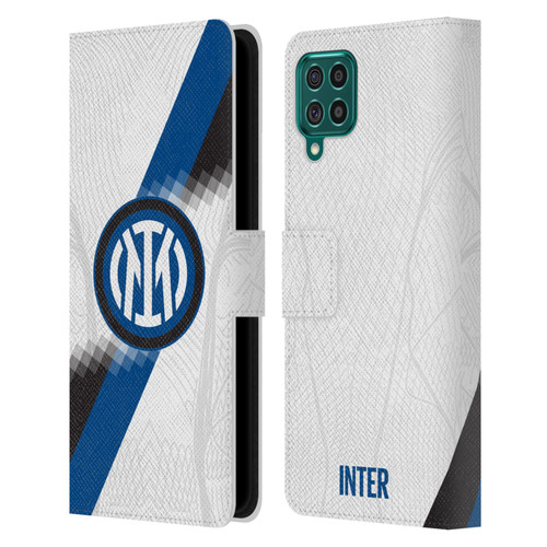 Fc Internazionale Milano 2023/24 Crest Kit Away Leather Book Wallet Case Cover For Samsung Galaxy F62 (2021)