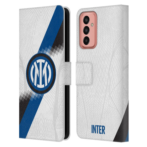 Fc Internazionale Milano 2023/24 Crest Kit Away Leather Book Wallet Case Cover For Samsung Galaxy M13 (2022)