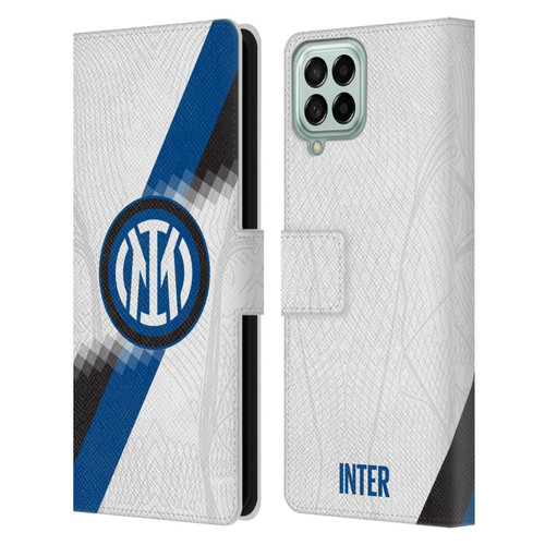Fc Internazionale Milano 2023/24 Crest Kit Away Leather Book Wallet Case Cover For Samsung Galaxy M53 (2022)