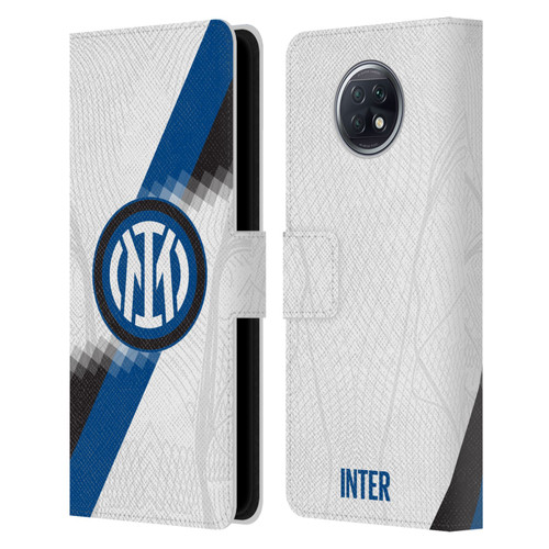 Fc Internazionale Milano 2023/24 Crest Kit Away Leather Book Wallet Case Cover For Xiaomi Redmi Note 9T 5G