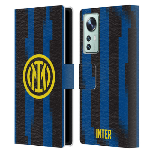 Fc Internazionale Milano 2023/24 Crest Kit Home Leather Book Wallet Case Cover For Xiaomi 12