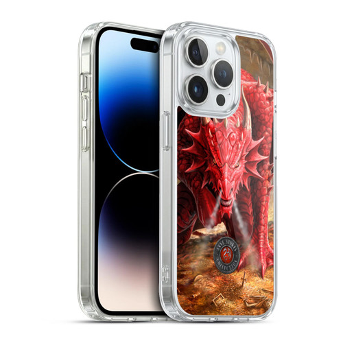 Anne Stokes Dragons Lair Soft Gel Case for Apple iPhone 13 Pro