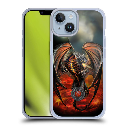 Anne Stokes Dragons Lava Soft Gel Case for Apple iPhone 14