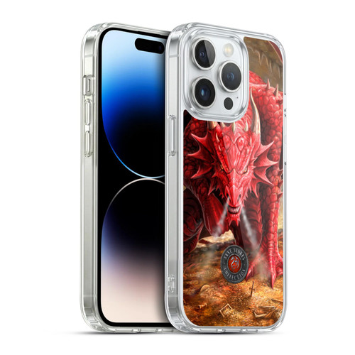 Anne Stokes Dragons Lair Soft Gel Case for Apple iPhone 14 Pro