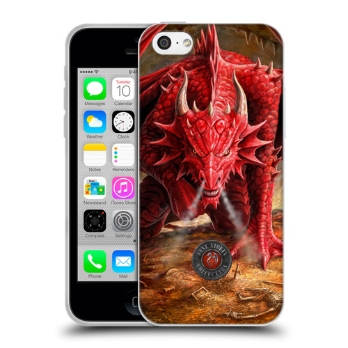 Anne Stokes Dragons Lair Soft Gel Case for Apple iPhone 5c