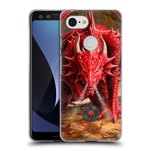 Anne Stokes Dragons Lair Soft Gel Case for Google Pixel 3