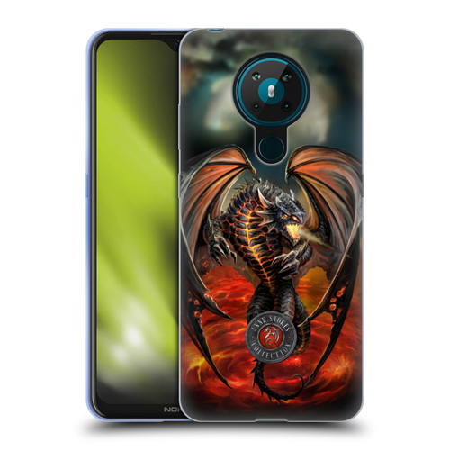 Anne Stokes Dragons Lava Soft Gel Case for Nokia 5.3