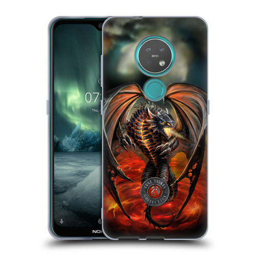 Anne Stokes Dragons Lava Soft Gel Case for Nokia 6.2 / 7.2