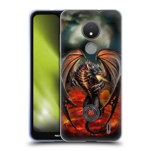 Anne Stokes Dragons Lava Soft Gel Case for Nokia C21