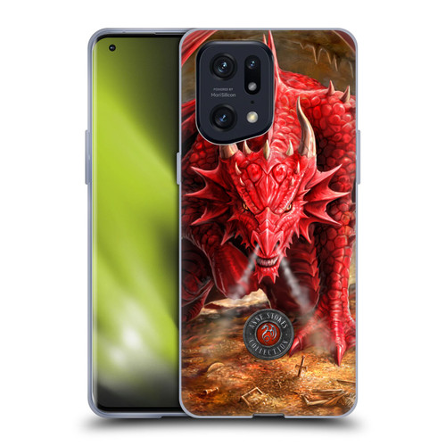 Anne Stokes Dragons Lair Soft Gel Case for OPPO Find X5 Pro