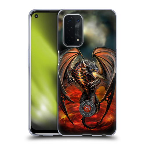 Anne Stokes Dragons Lava Soft Gel Case for OPPO A54 5G