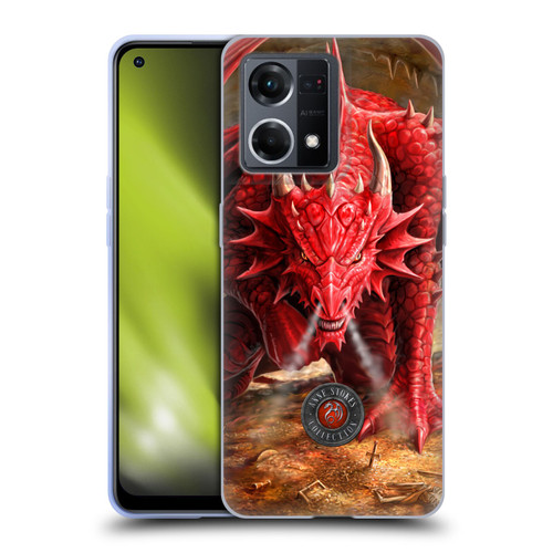 Anne Stokes Dragons Lair Soft Gel Case for OPPO Reno8 4G
