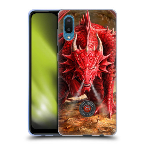 Anne Stokes Dragons Lair Soft Gel Case for Samsung Galaxy A02/M02 (2021)