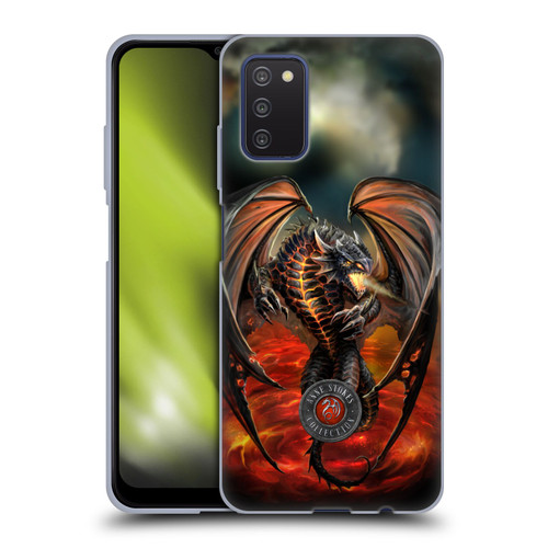Anne Stokes Dragons Lava Soft Gel Case for Samsung Galaxy A03s (2021)