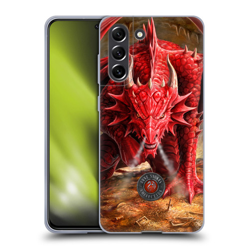 Anne Stokes Dragons Lair Soft Gel Case for Samsung Galaxy S21 FE 5G