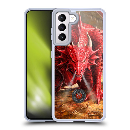 Anne Stokes Dragons Lair Soft Gel Case for Samsung Galaxy S21 5G