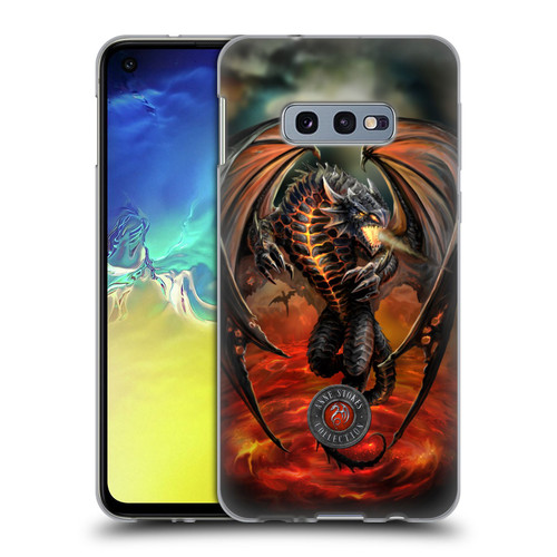 Anne Stokes Dragons Lava Soft Gel Case for Samsung Galaxy S10e