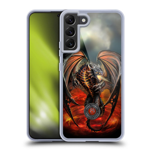 Anne Stokes Dragons Lava Soft Gel Case for Samsung Galaxy S22+ 5G