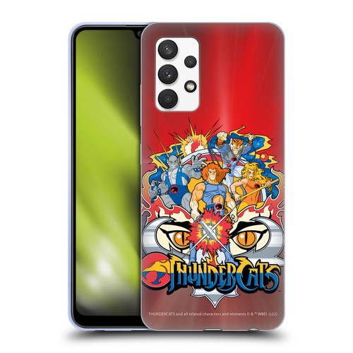 Thundercats Graphics Characters Soft Gel Case for Samsung Galaxy A32 (2021)