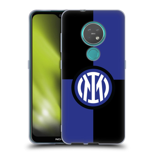 Fc Internazionale Milano Badge Flag Soft Gel Case for Nokia 6.2 / 7.2