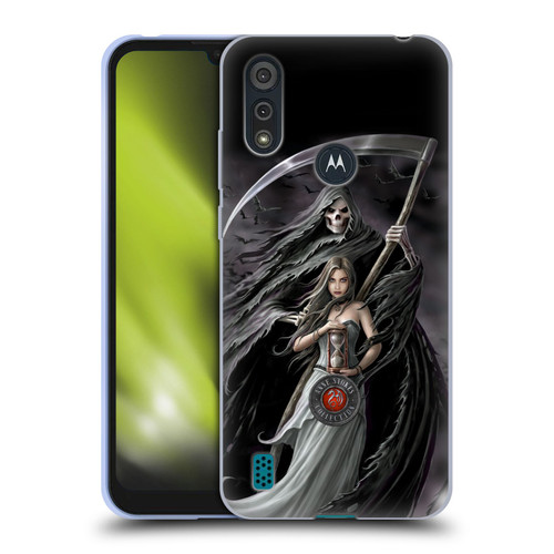 Anne Stokes Gothic Summon the Reaper Soft Gel Case for Motorola Moto E6s (2020)