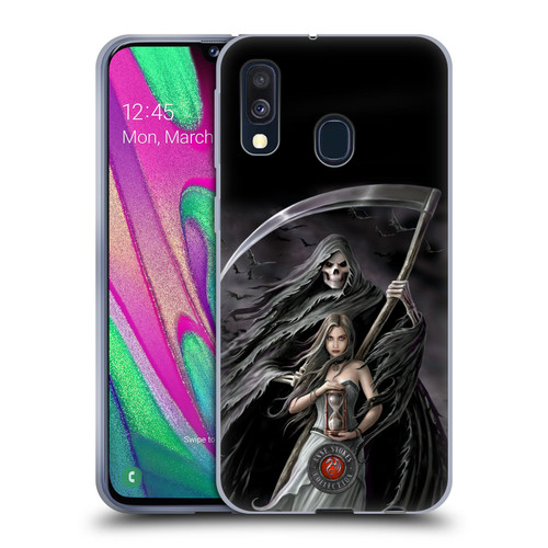 Anne Stokes Gothic Summon the Reaper Soft Gel Case for Samsung Galaxy A40 (2019)