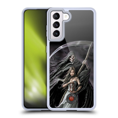 Anne Stokes Gothic Summon the Reaper Soft Gel Case for Samsung Galaxy S21 5G