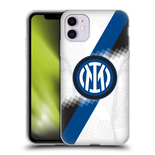 Fc Internazionale Milano 2023/24 Crest Kit Away Soft Gel Case for Apple iPhone 11