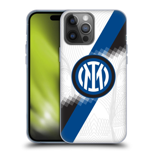 Fc Internazionale Milano 2023/24 Crest Kit Away Soft Gel Case for Apple iPhone 14 Pro Max