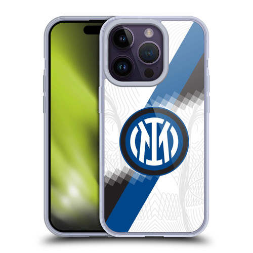 Fc Internazionale Milano 2023/24 Crest Kit Away Soft Gel Case for Apple iPhone 14 Pro