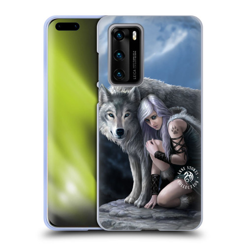 Anne Stokes Wolves Protector Soft Gel Case for Huawei P40 5G
