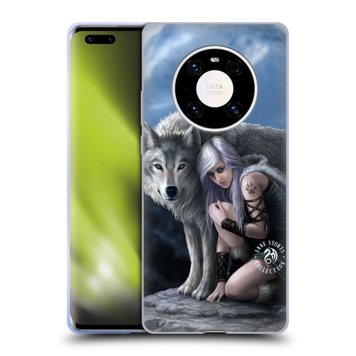 Anne Stokes Wolves Protector Soft Gel Case for Huawei Mate 40 Pro 5G