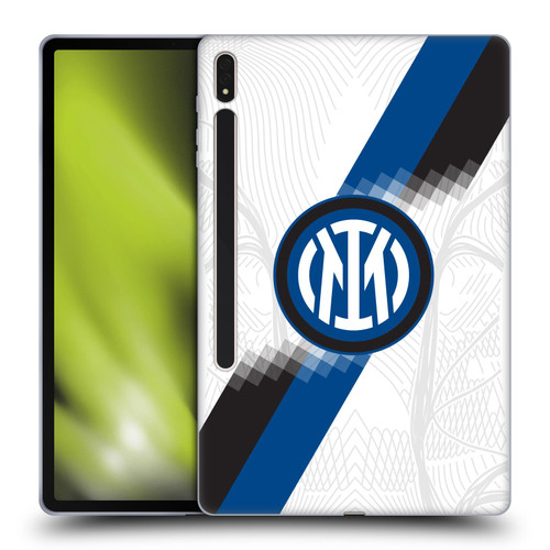 Fc Internazionale Milano 2023/24 Crest Kit Away Soft Gel Case for Samsung Galaxy Tab S8 Plus