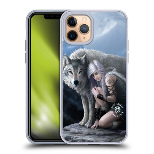 Anne Stokes Wolves Protector Soft Gel Case for Apple iPhone 11 Pro