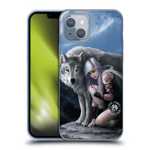 Anne Stokes Wolves Protector Soft Gel Case for Apple iPhone 14
