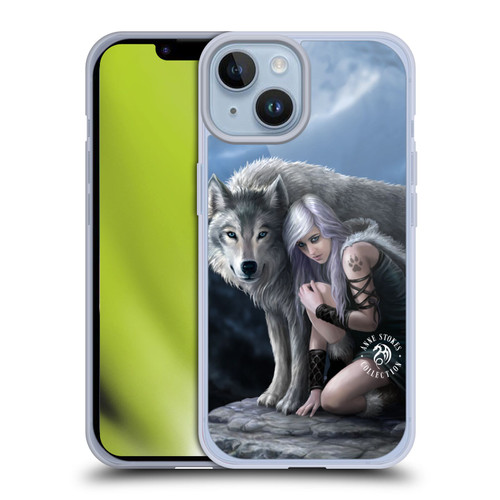 Anne Stokes Wolves Protector Soft Gel Case for Apple iPhone 14