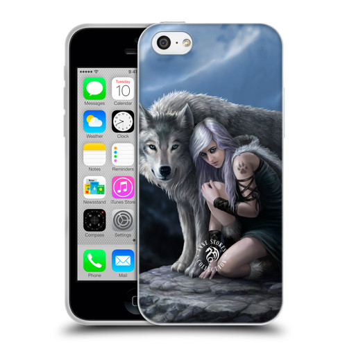 Anne Stokes Wolves Protector Soft Gel Case for Apple iPhone 5c